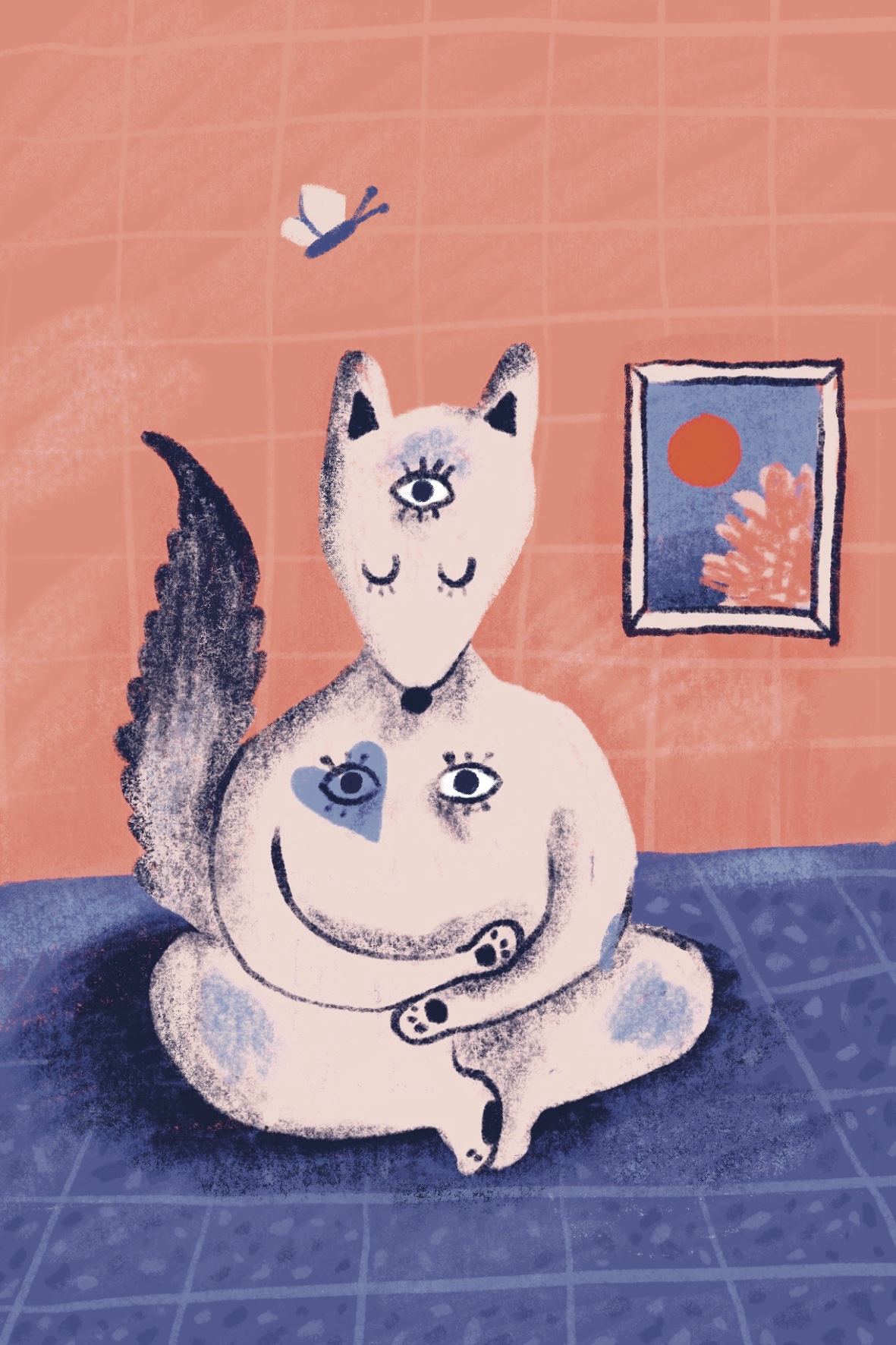 Dog Meditate